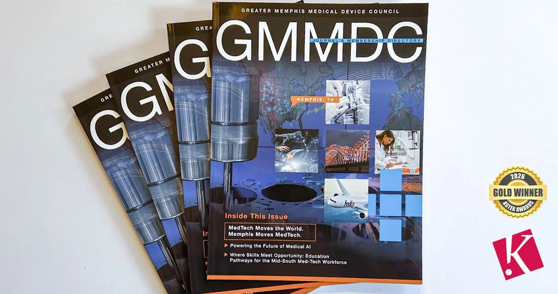 Greater Memphis Medical Device Council (GMMDC) Journal cover design&nbsp;
