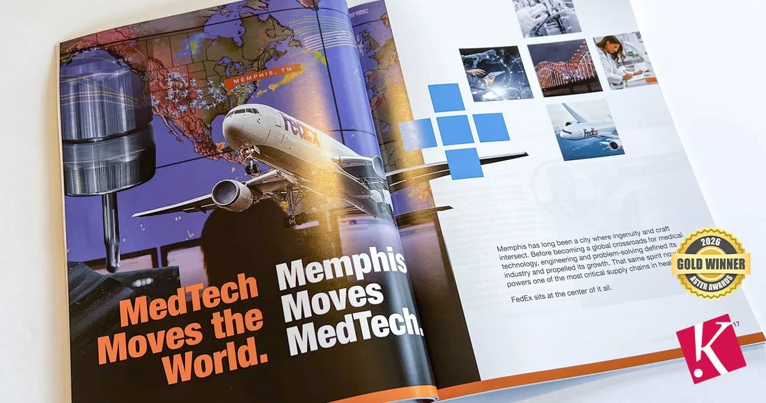 Greater Memphis Medical Device Council (GMMDC) Journal FedEx article first and second page