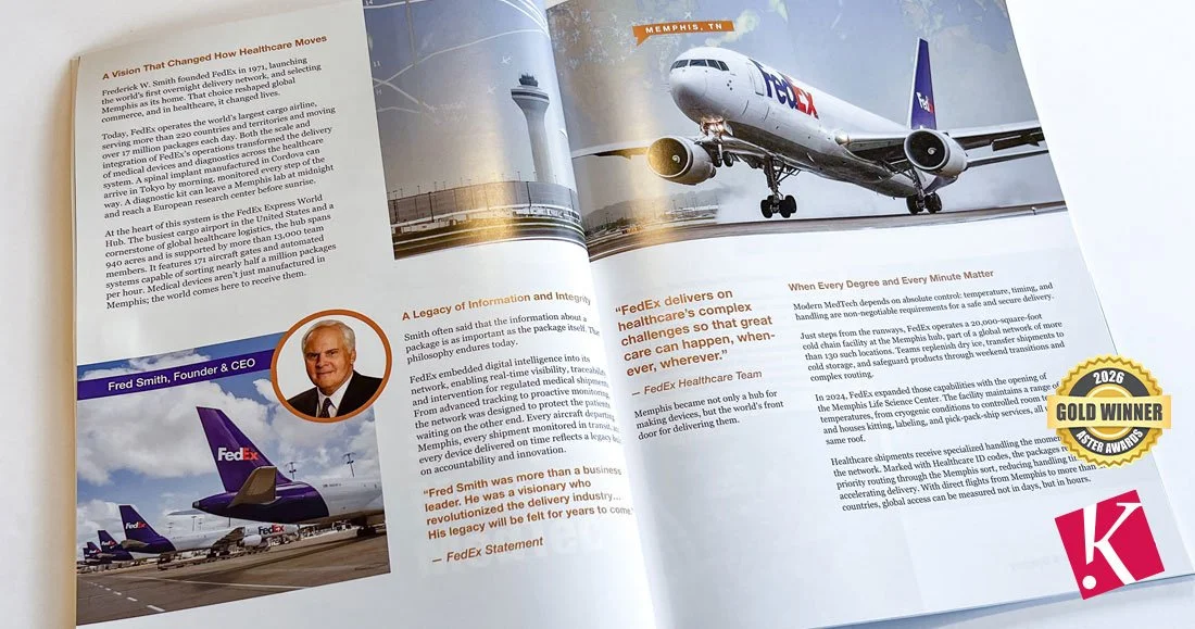 Greater Memphis Medical Device Council (GMMDC) Journal FedEx article