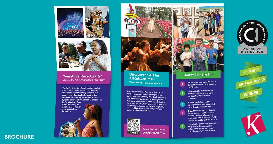 Shelby County Art for All Culture Pass Brochure Inside panels&nbsp;