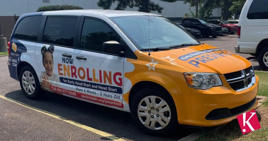Porter-Leath Head Start Van Wrap