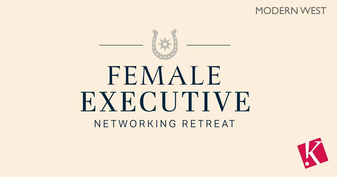 State National Female Executive Networking Retreat Invitation Modern West