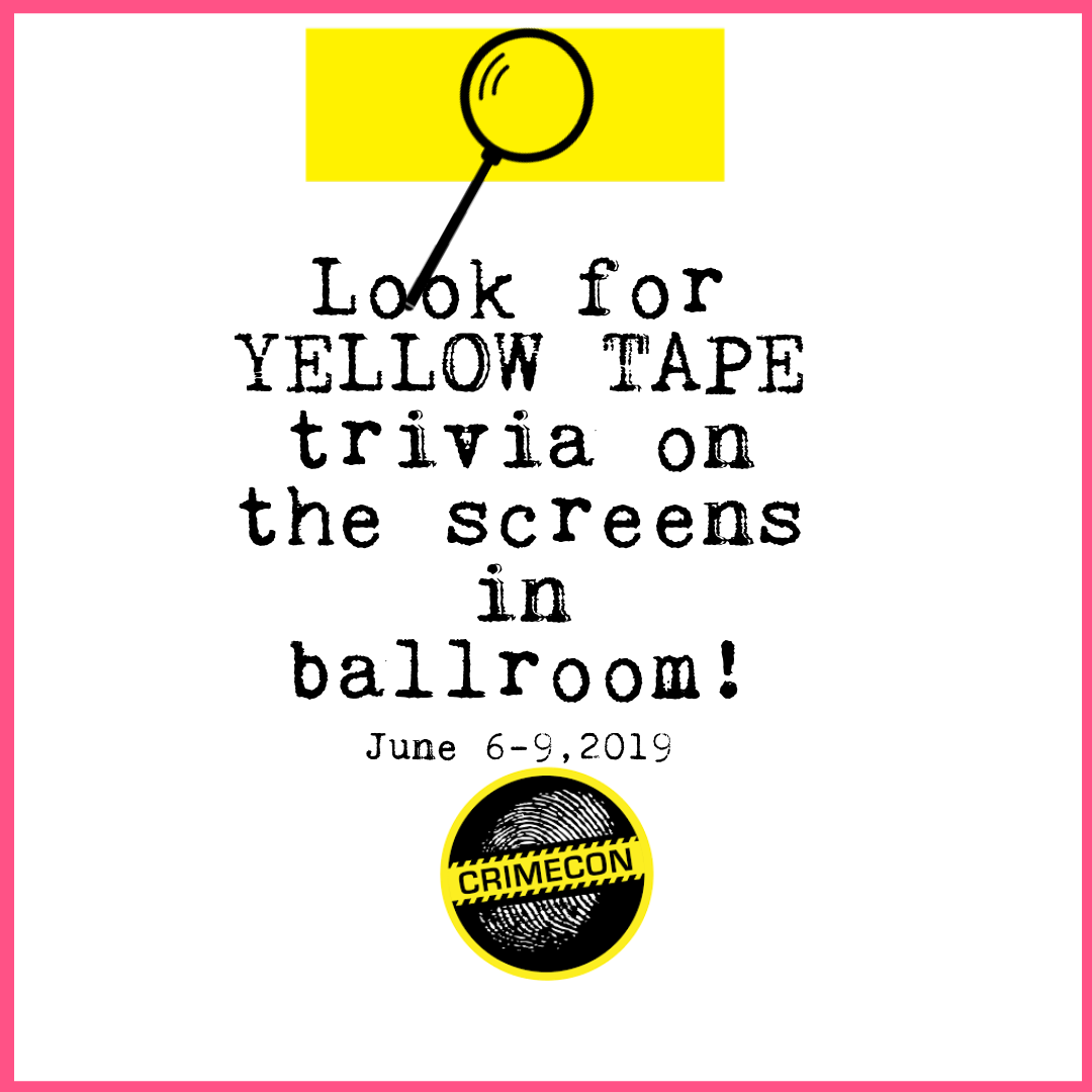 Get your CrimeCon Pass ASAP!