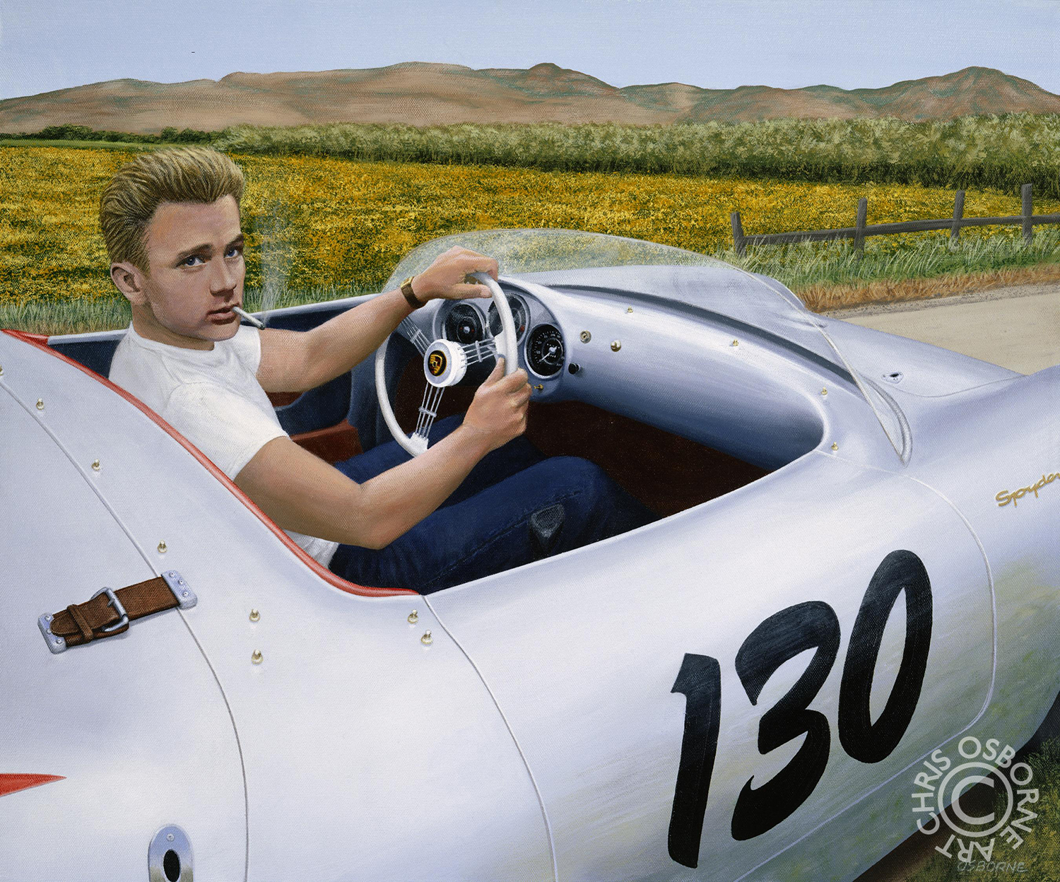 James Dean | 1955 Porsche Spyder