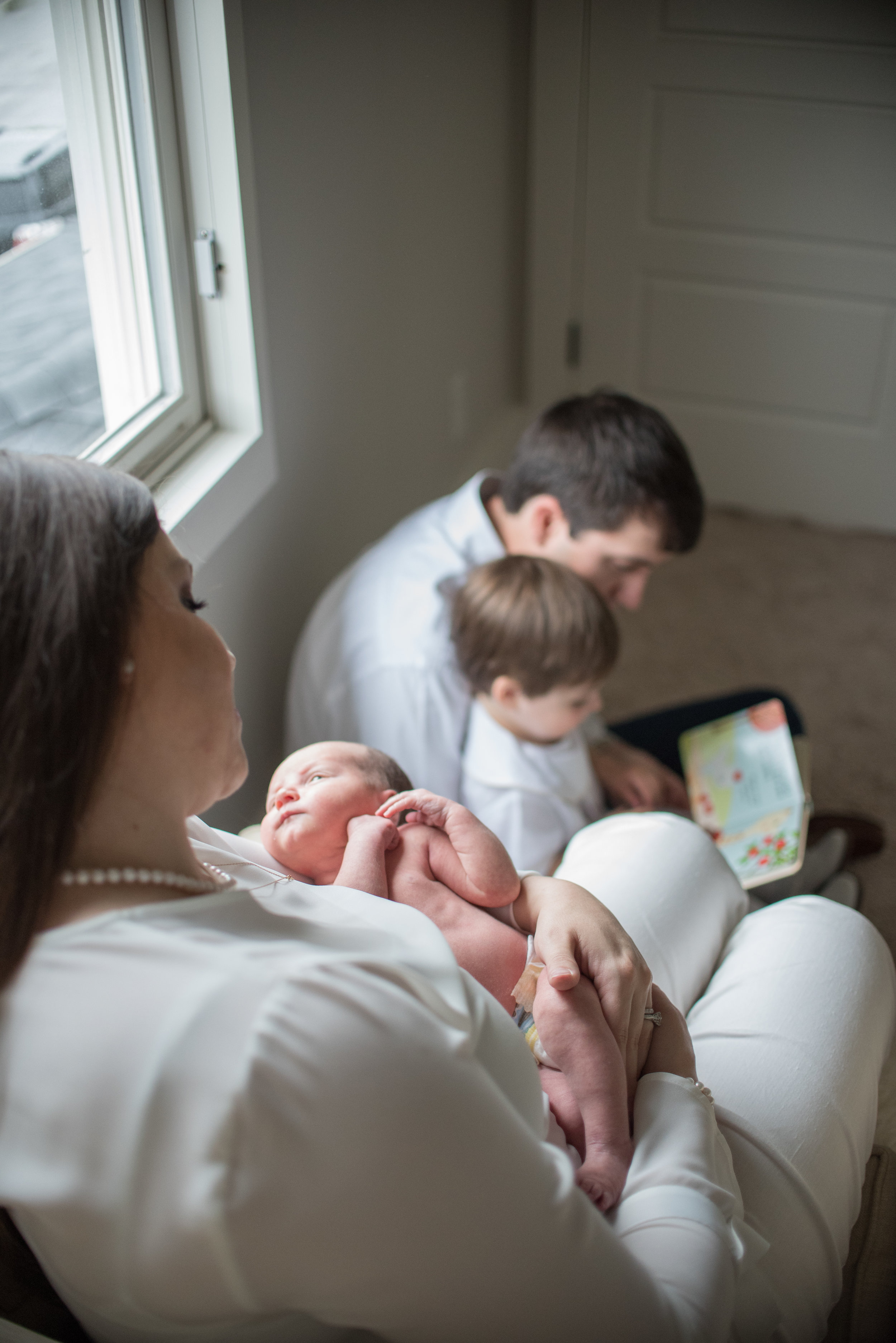 In-home newborn photo session