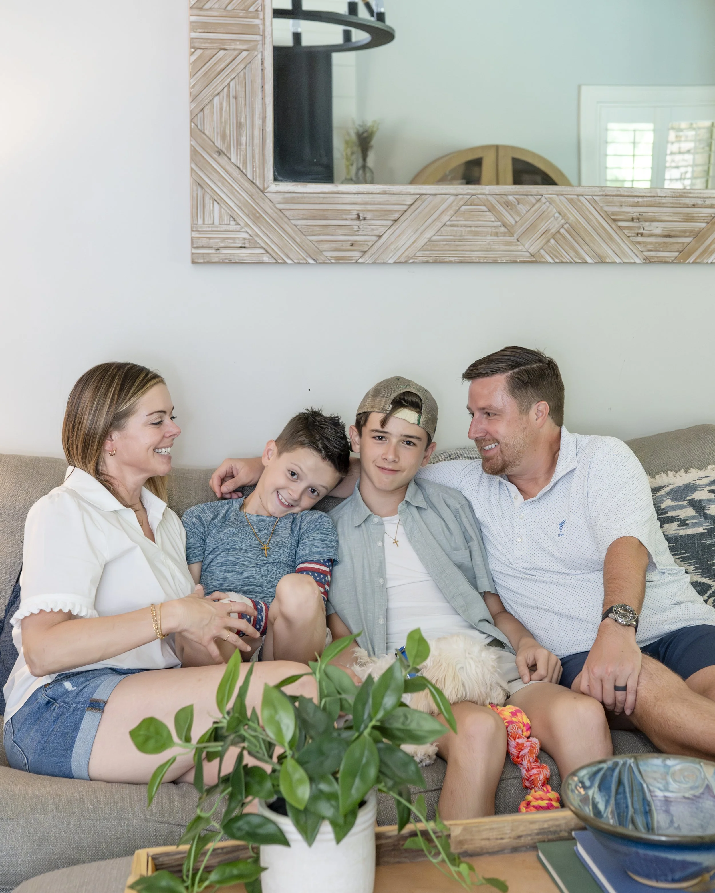 family photographer near me, in home family photos