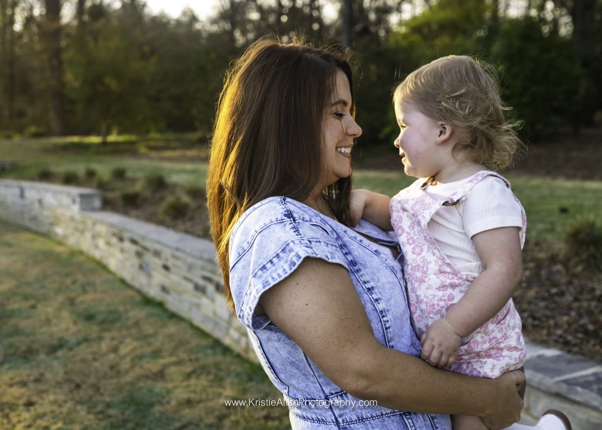 A Sunset Family Session at the Birmingham Botanical Gardens | Birmingham AL Family Photographer