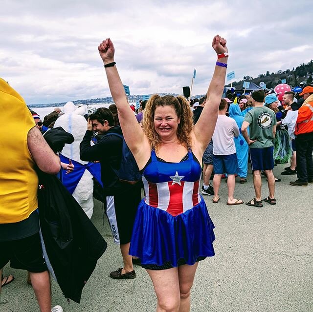 Last weekend my West Seattle Eagles group did a Polar Bear Plunge to raise awareness and funds for Special Olympics of Washington. Thanks to all our generous donors &amp; participants our Eagles group raised $843. It was such a fun event and the tota