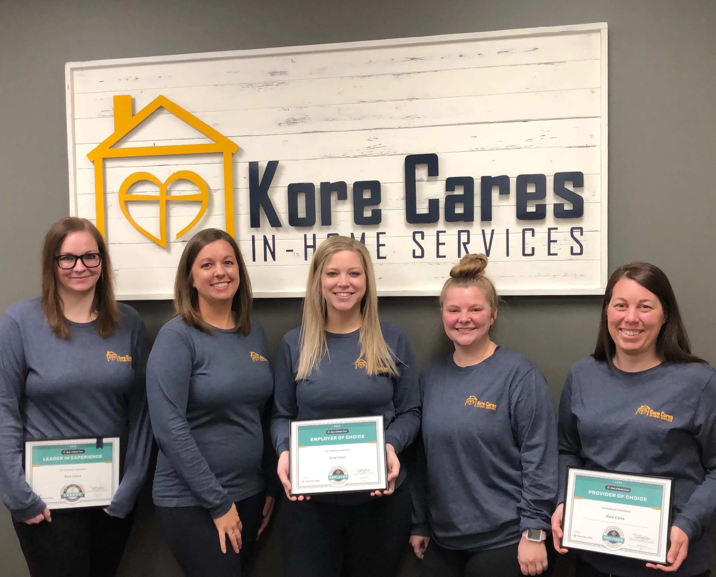 Kore Cares Awarded Best of Home Care Awards 3 Years Running: Top 10% Agency 