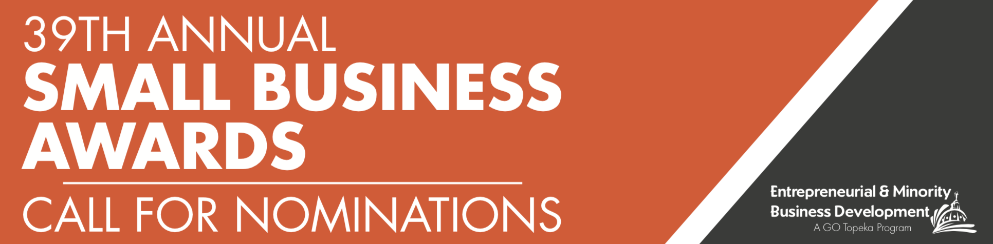 39th Annual Small Business Awards – Call for Nominations
