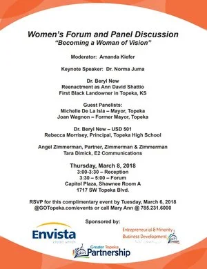 “Becoming a Woman of Vision” Women’s Forum and Panel Discussion