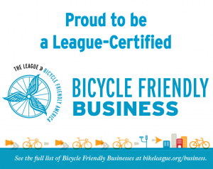 League of American Bicyclists awards Topeka Metro Bicycle Friendly Business