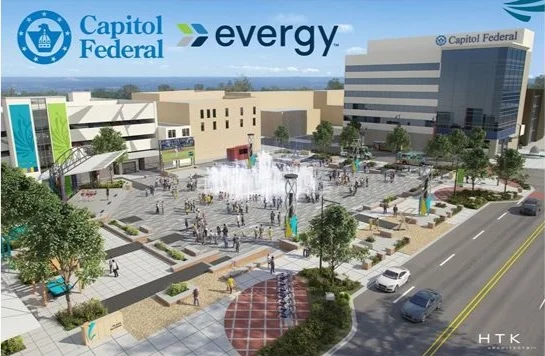 Stormont Vail Health and Blue Cross and Blue Shield  of Kansas Invest in Evergy Plaza