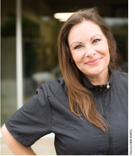 Kassandra Gallaghan, owner of Bark Avenue Salon, was motivated to relocate to Topeka from California because of the welcoming spirit of the community.