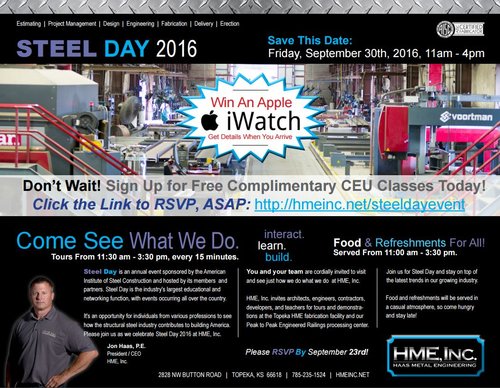 Steel Day at HME, Inc.