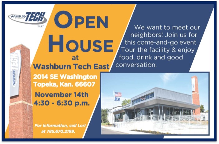 Washburn Tech East to Host Fall Open House 