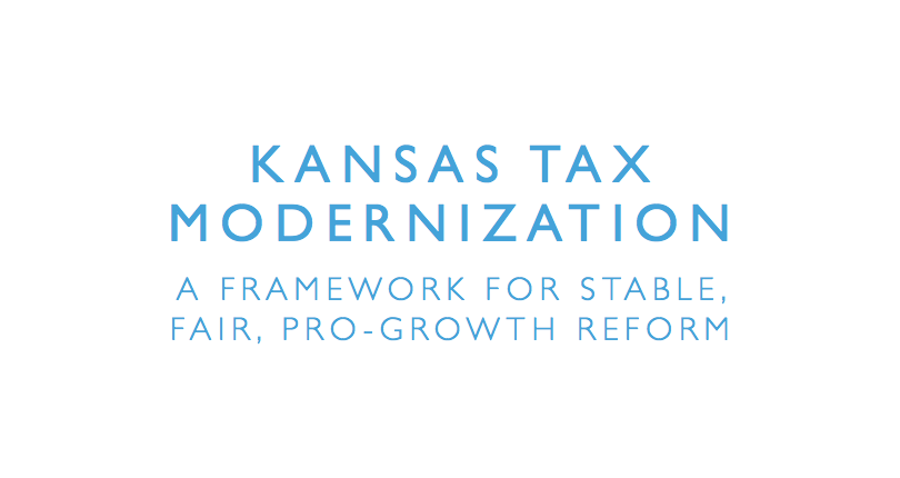 Kansas Chamber &amp; Tax Foundation Release "Kansas Tax Modernization" Report