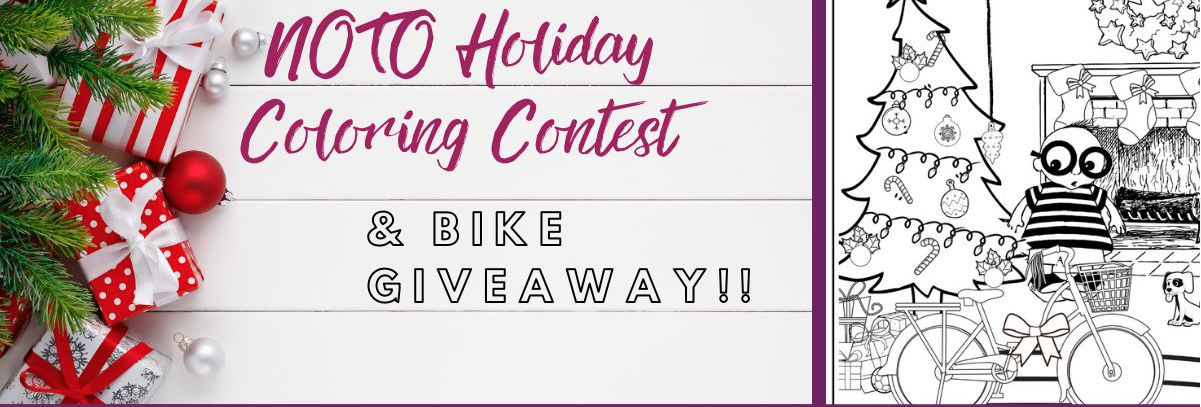 NOTO announces bike winners from Holiday Coloring Contest