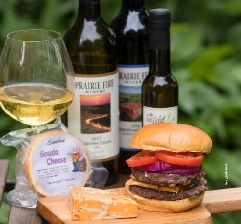 Wine Cheese Meat Olives