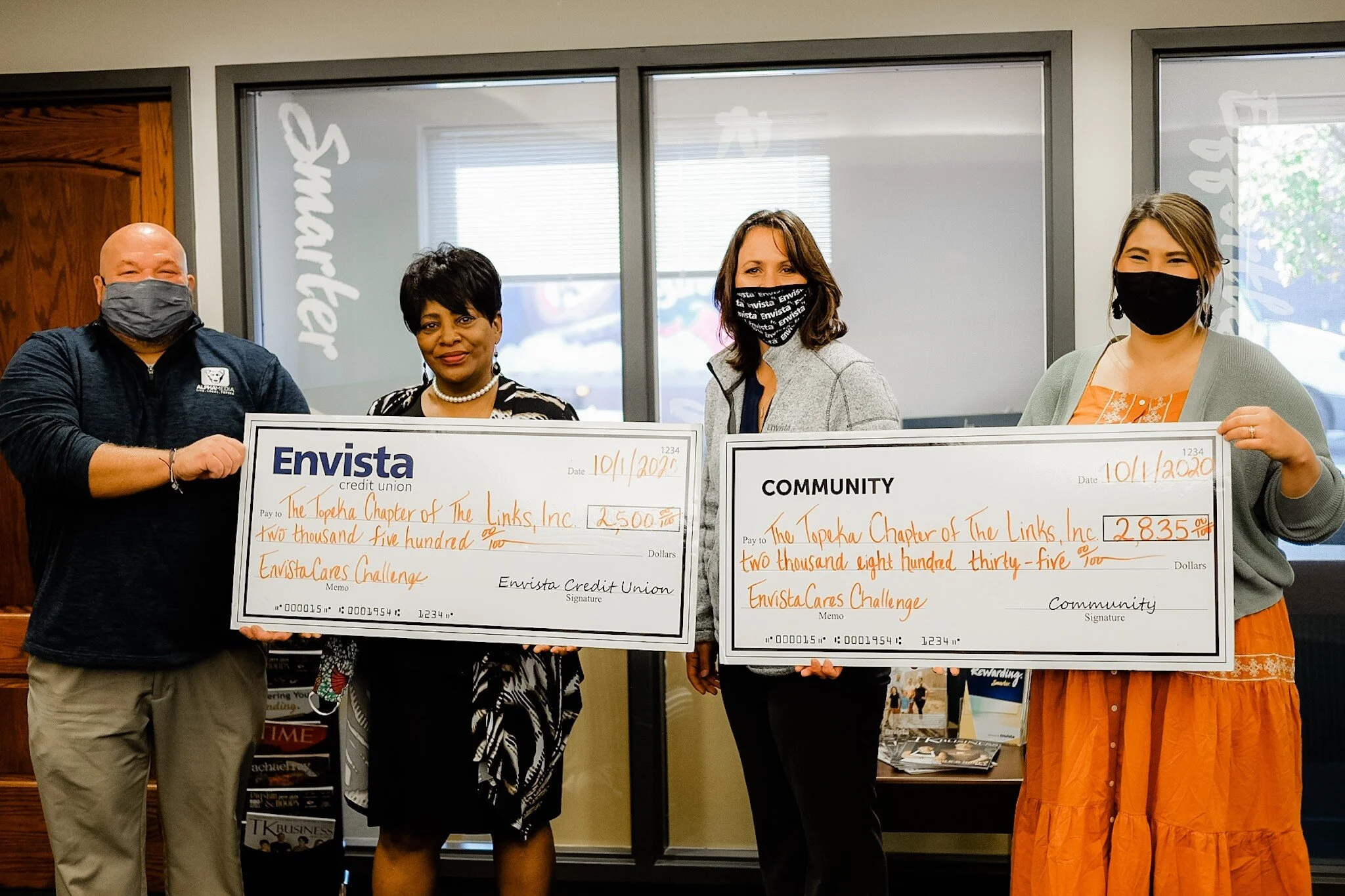 Donation Results of September EnvistaCares Challenge