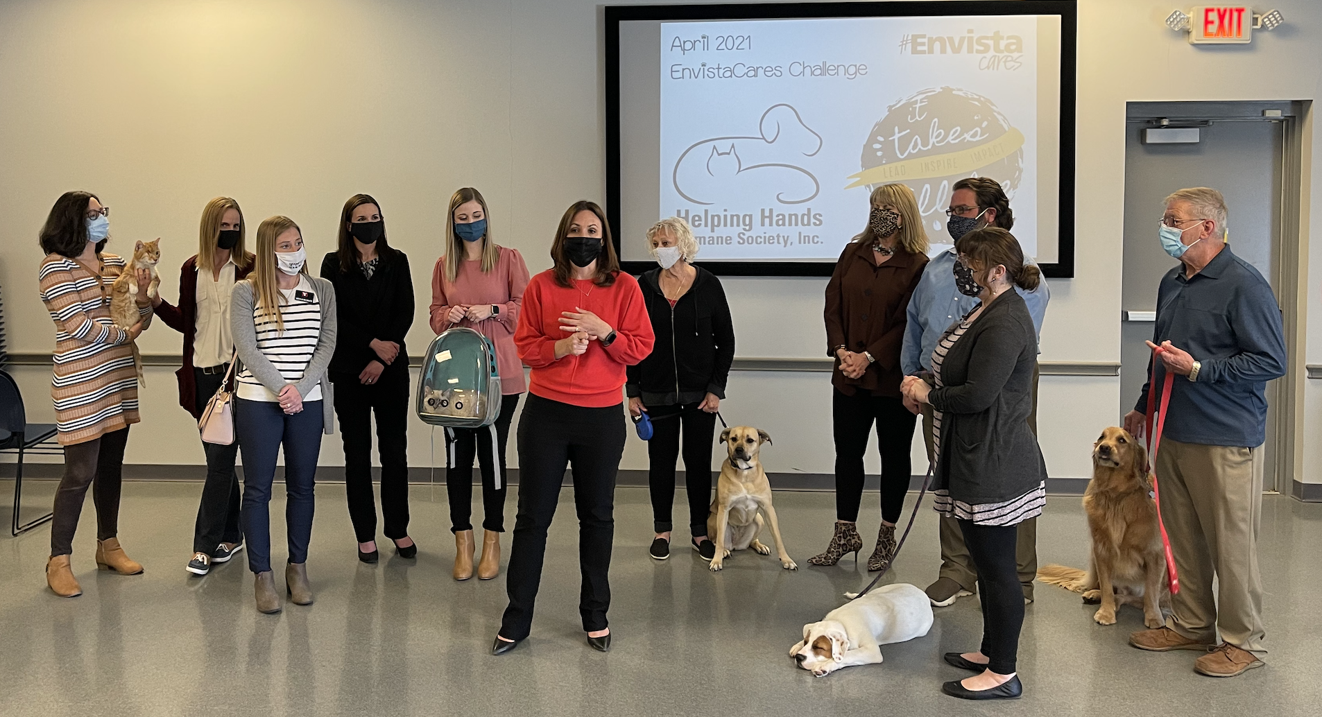 EnvistaCares Challenge Highlights Helping Hands Humane Society