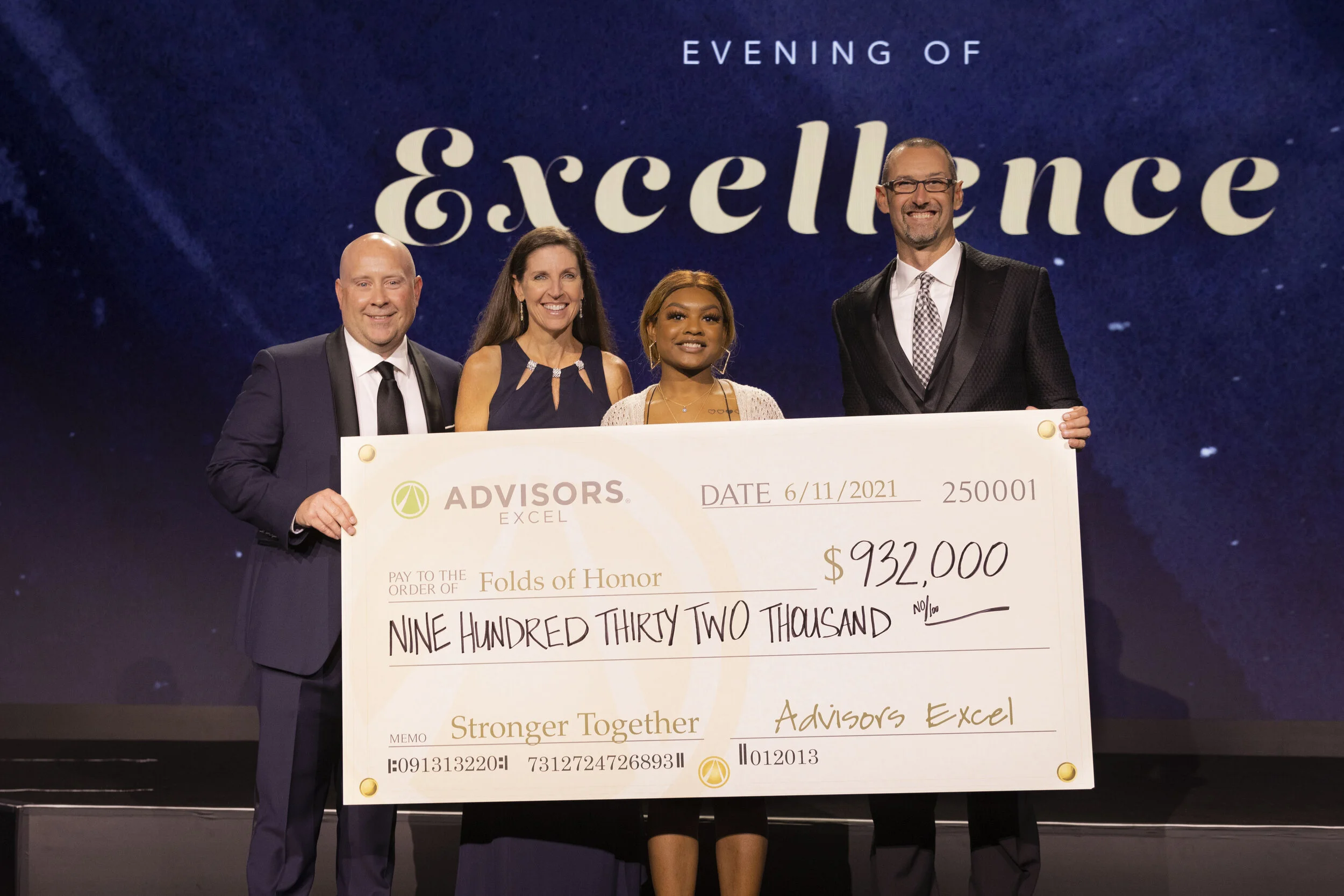 Advisors Excel Raises Nearly $1 Million for Folds of Honor Scholarships