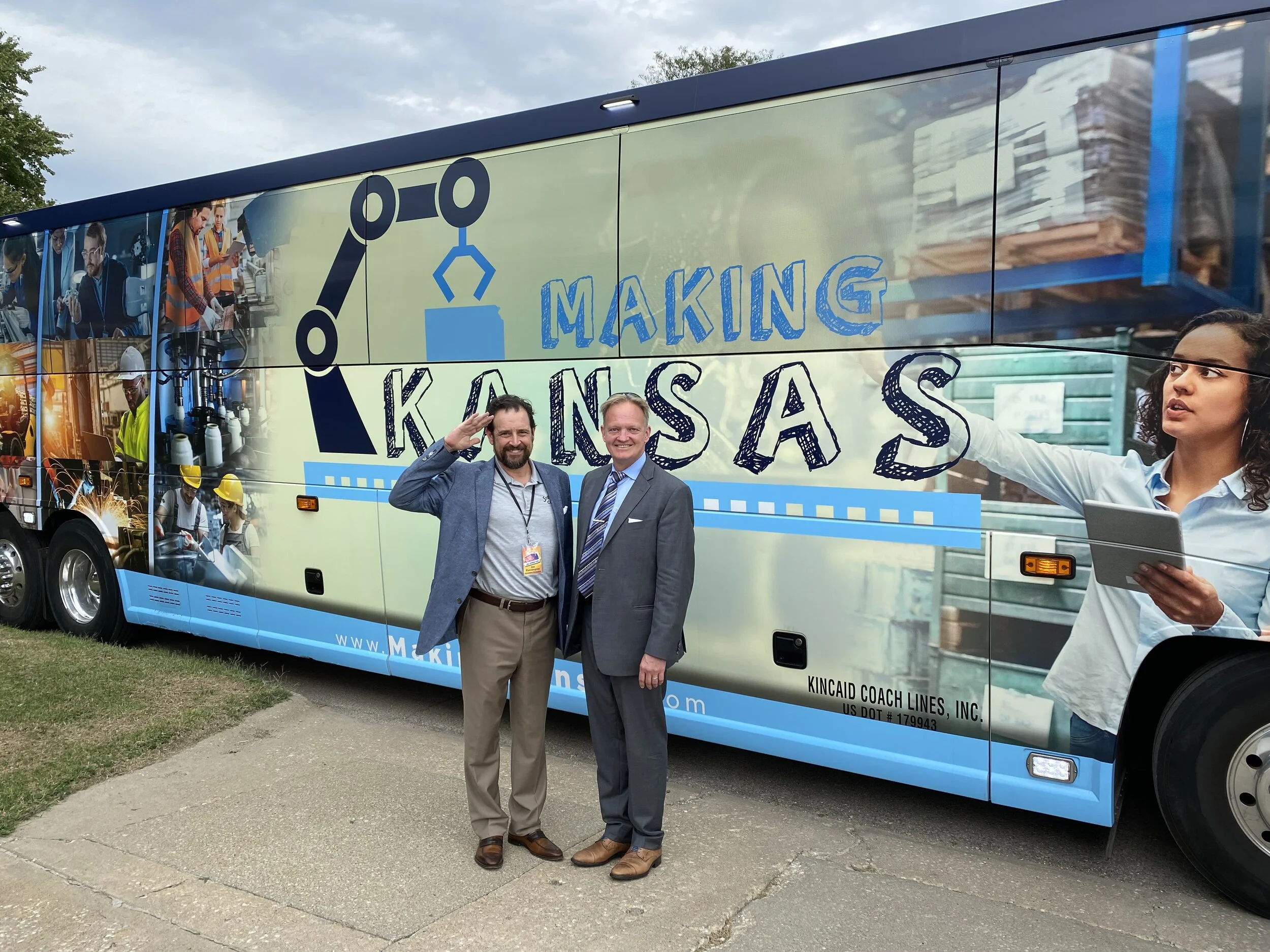 The" Making Kansas Bus Tour" Visits The Capital City 