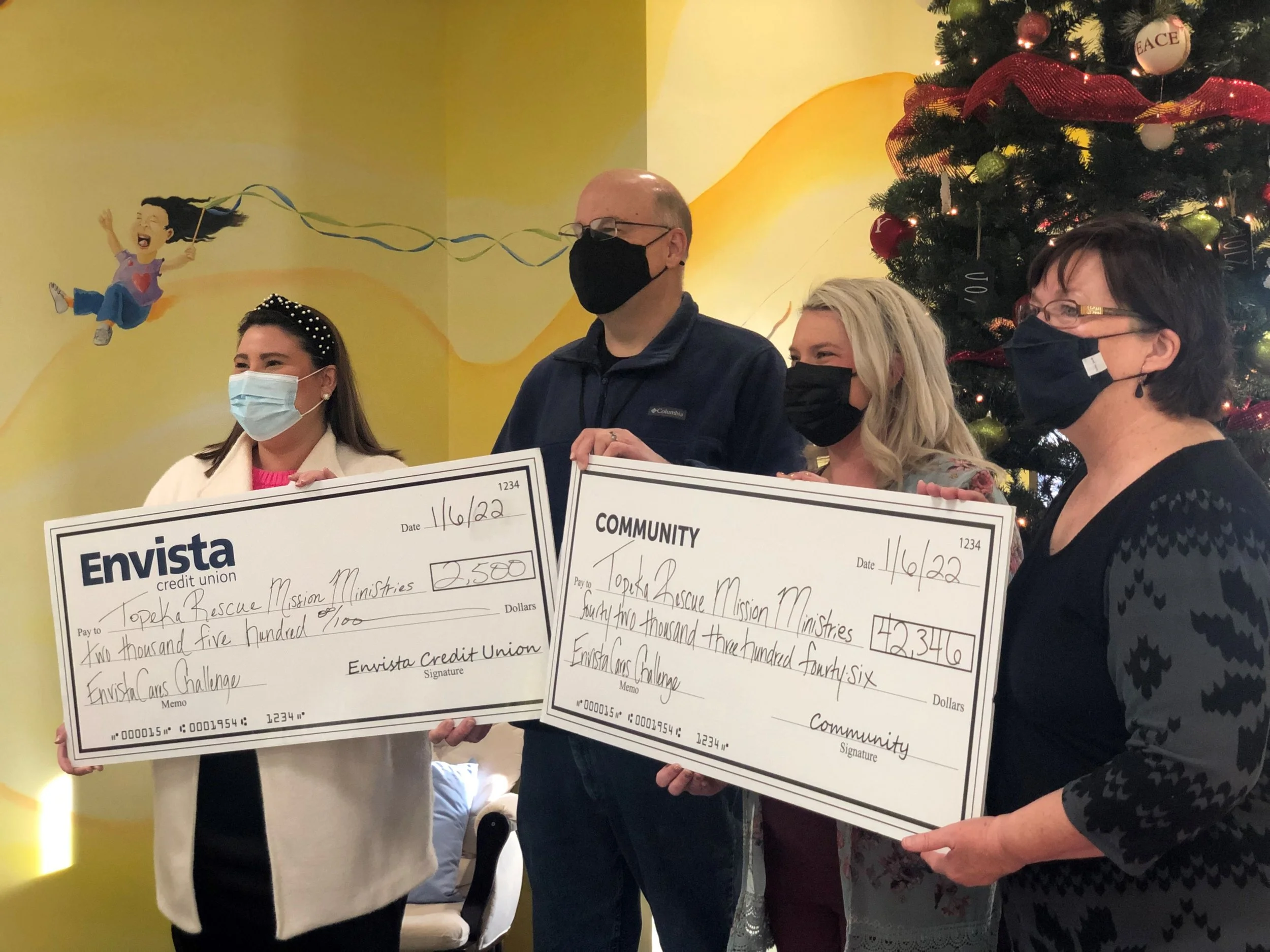 EnvistaCares Challenge Announces Topeka Rescue Mission Ministries Donation Results