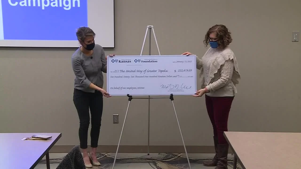 BCBSKS Employees, Foundation Give $264,479 to United Way Campaigns
