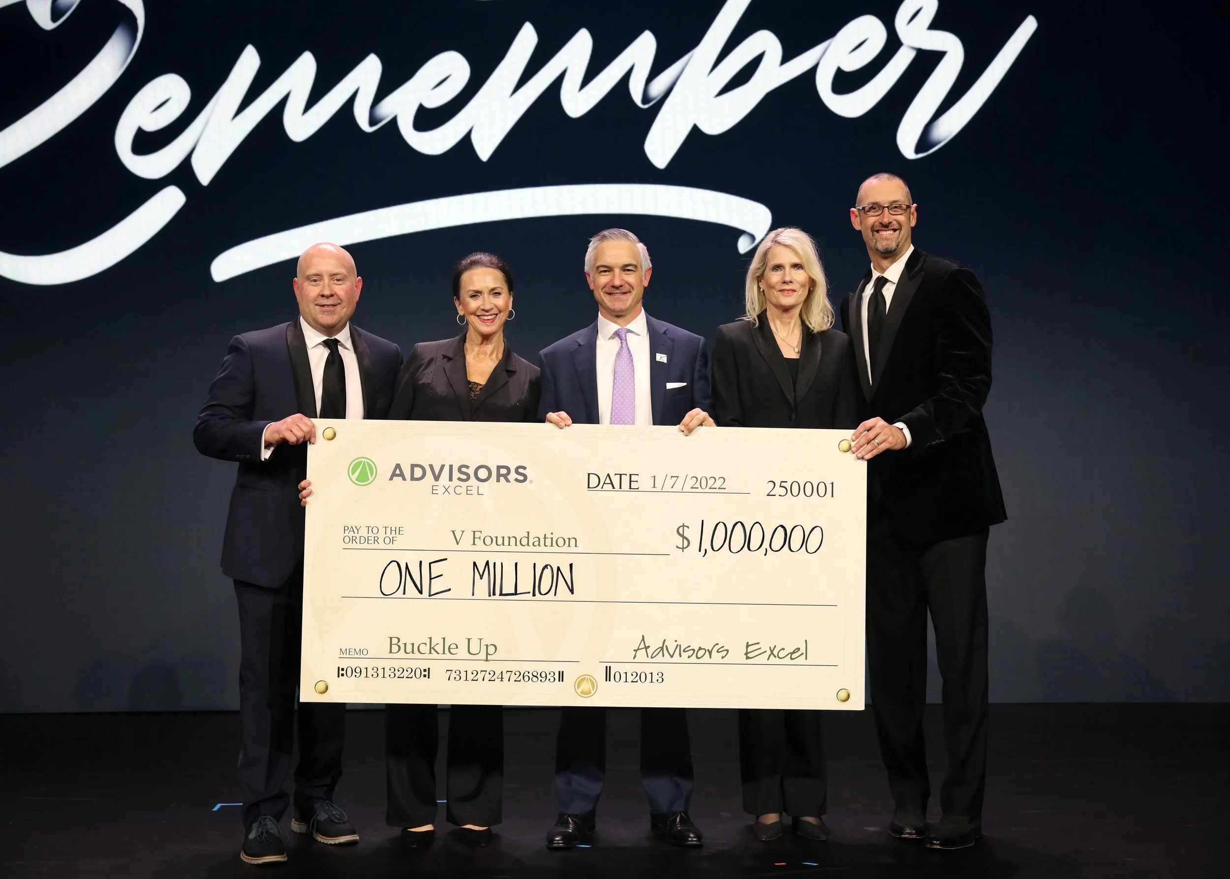 The V Foundation for Cancer Research Receives $1 Million Gift