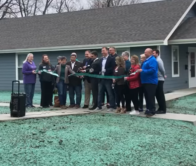 Ribbon Cutting for Two Duplex Affordable Housing Development