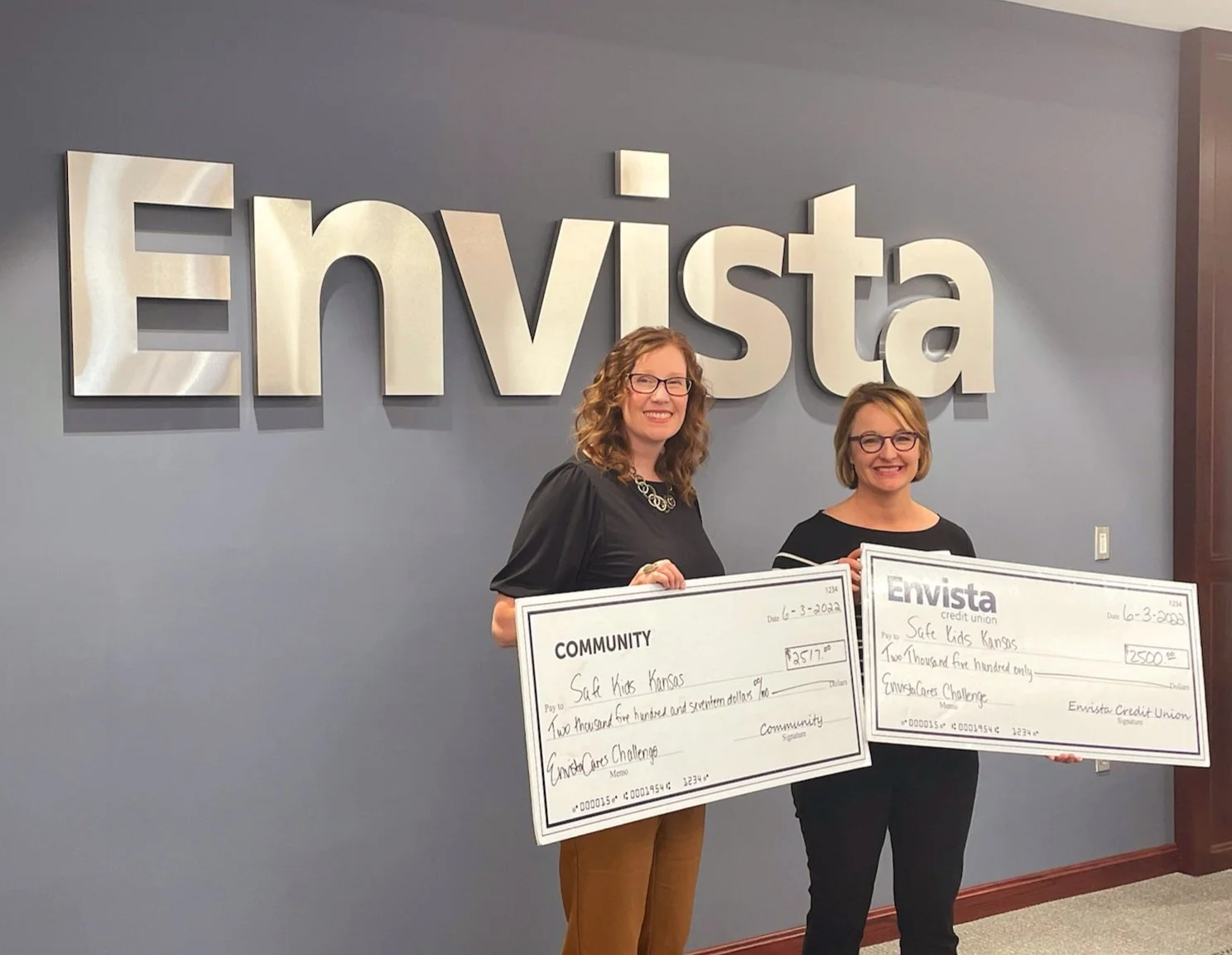 EnvistaCares Challenge Announces Safe Kids Kansas Donation Results