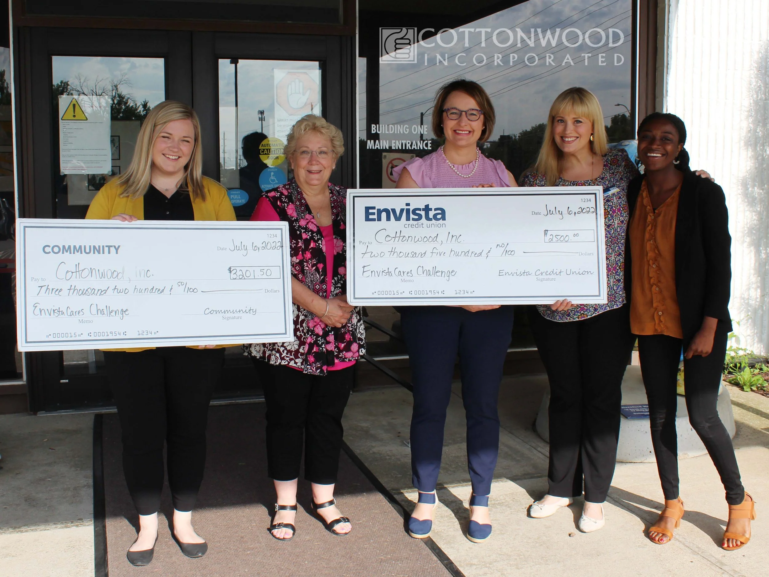 EnvistaCares Challenge Announces Cottonwood Donation Results