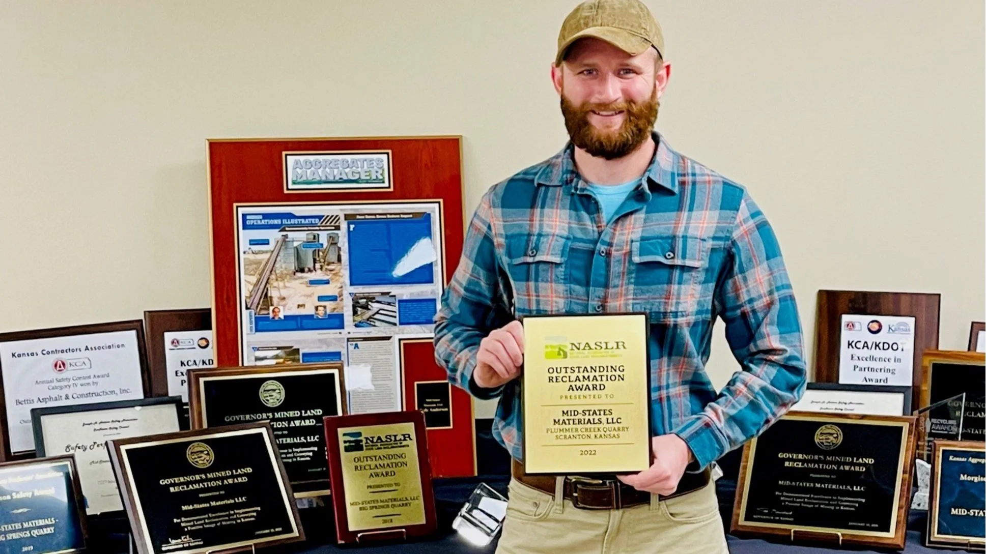 Mid-States Materials Receives National Award for Mined Land Conservation Efforts