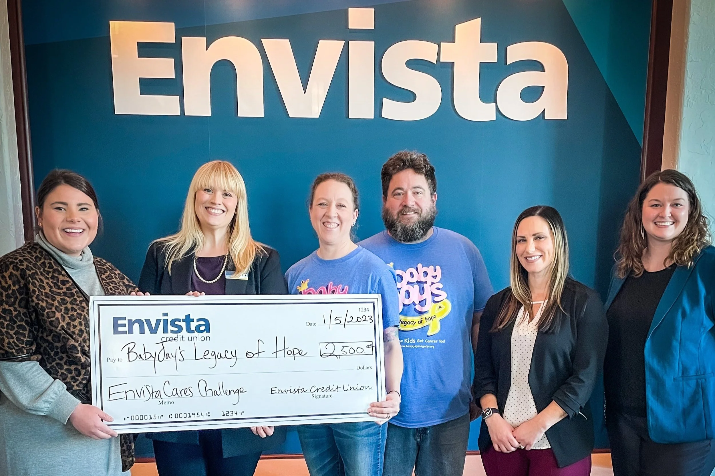 EnvistaCares Challenge Announces BabyJay’s Legacy of Hope Donation Results