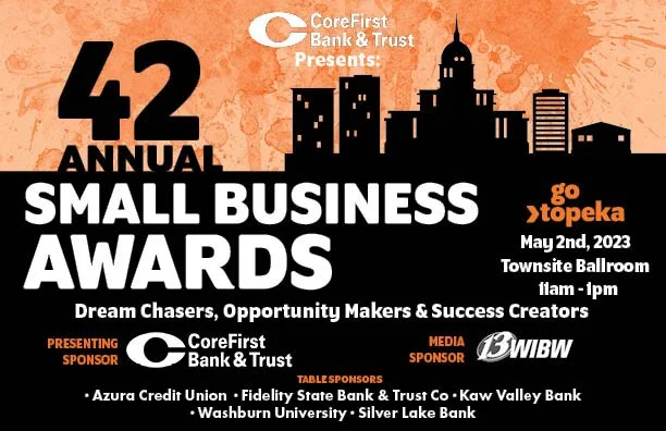 GO Topeka Announces 25 Finalists For The 42nd Annual Small Business Awards