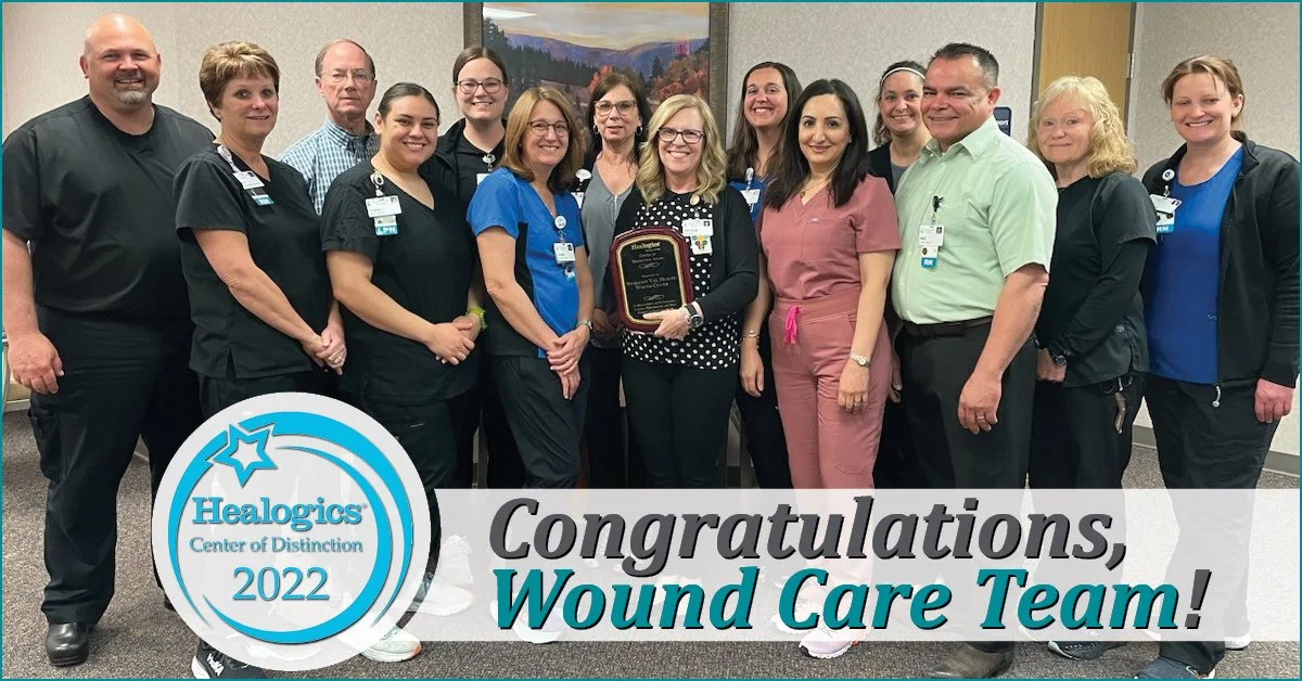 The Stormont Vail Wound Care Center Earns Center of Distinction Recognition from Healogics®