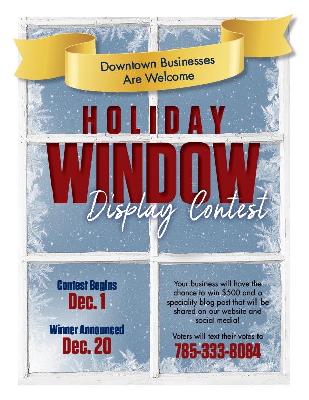 Downtown Topeka Inc. Announces 2023 Holiday Window-Decorating Contest