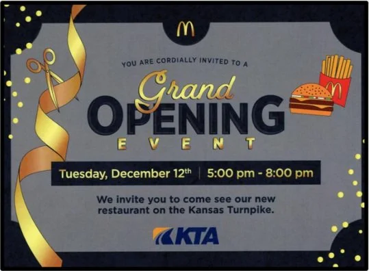 Ribbon Cutting with Ronald McDonald, KTA &amp; Kansas Highway Patrol