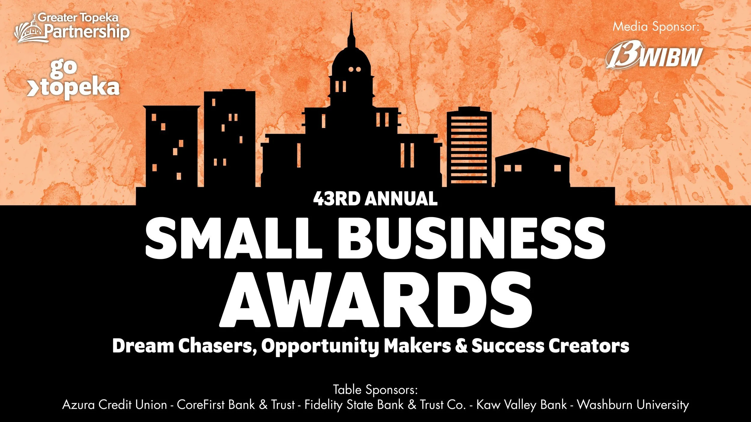Go Topeka Announces Finalists In Seven Categories For The 43rd Annual Small Business Awards