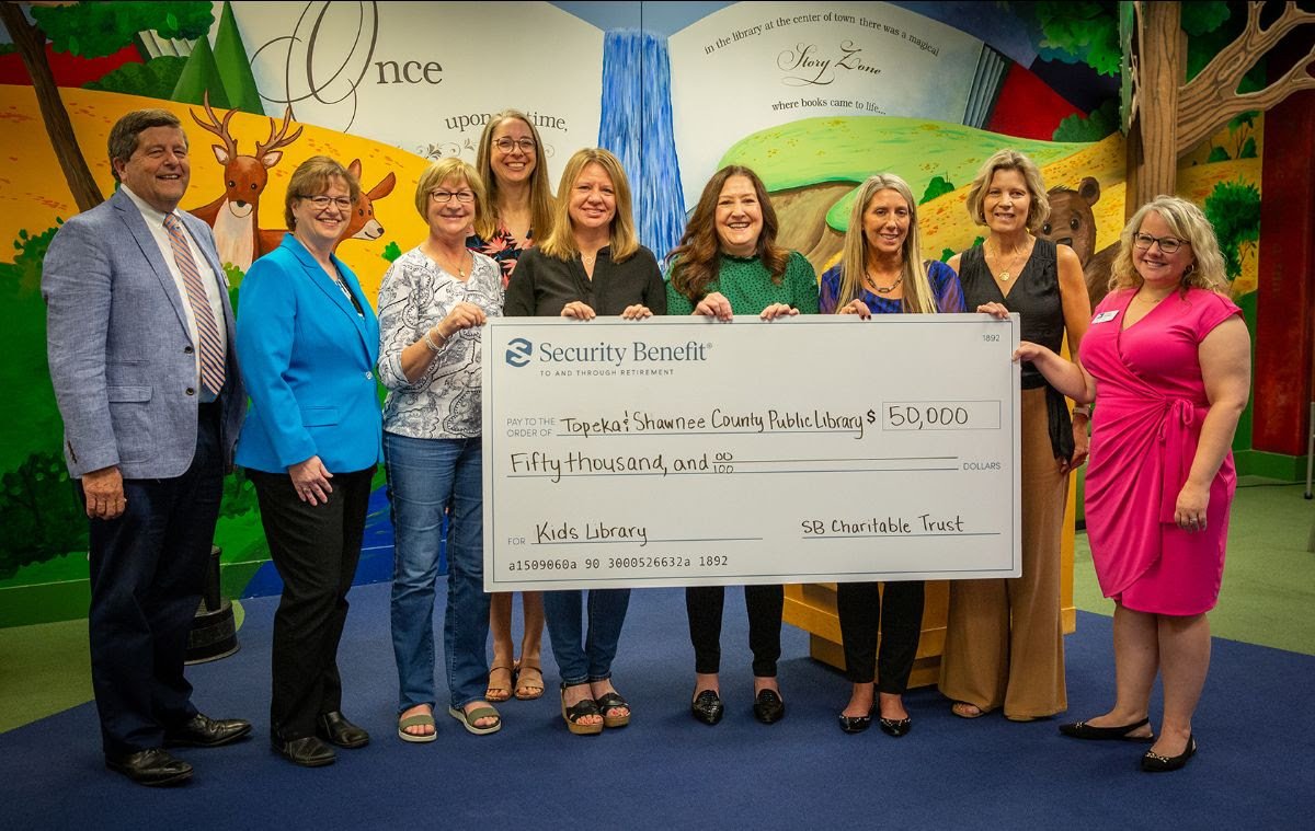 Security Benefit donates to Library Foundation for Kids Library Renovation