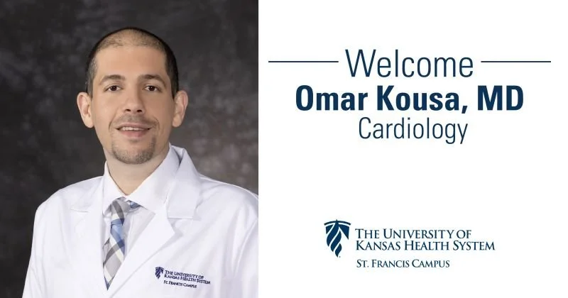 University of Kansas Health System St. Francis Campus Welcomes Dr. Omar Kousa, Enhancing Cardiac Care in Greater Topeka