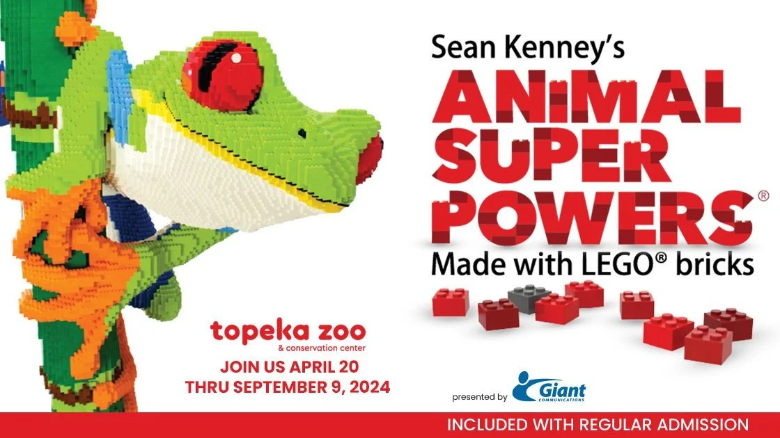Last Chance to Experience Sean Kenney’s Animal Superpowers® at the Topeka Zoo – Exhibit Closing September  9th