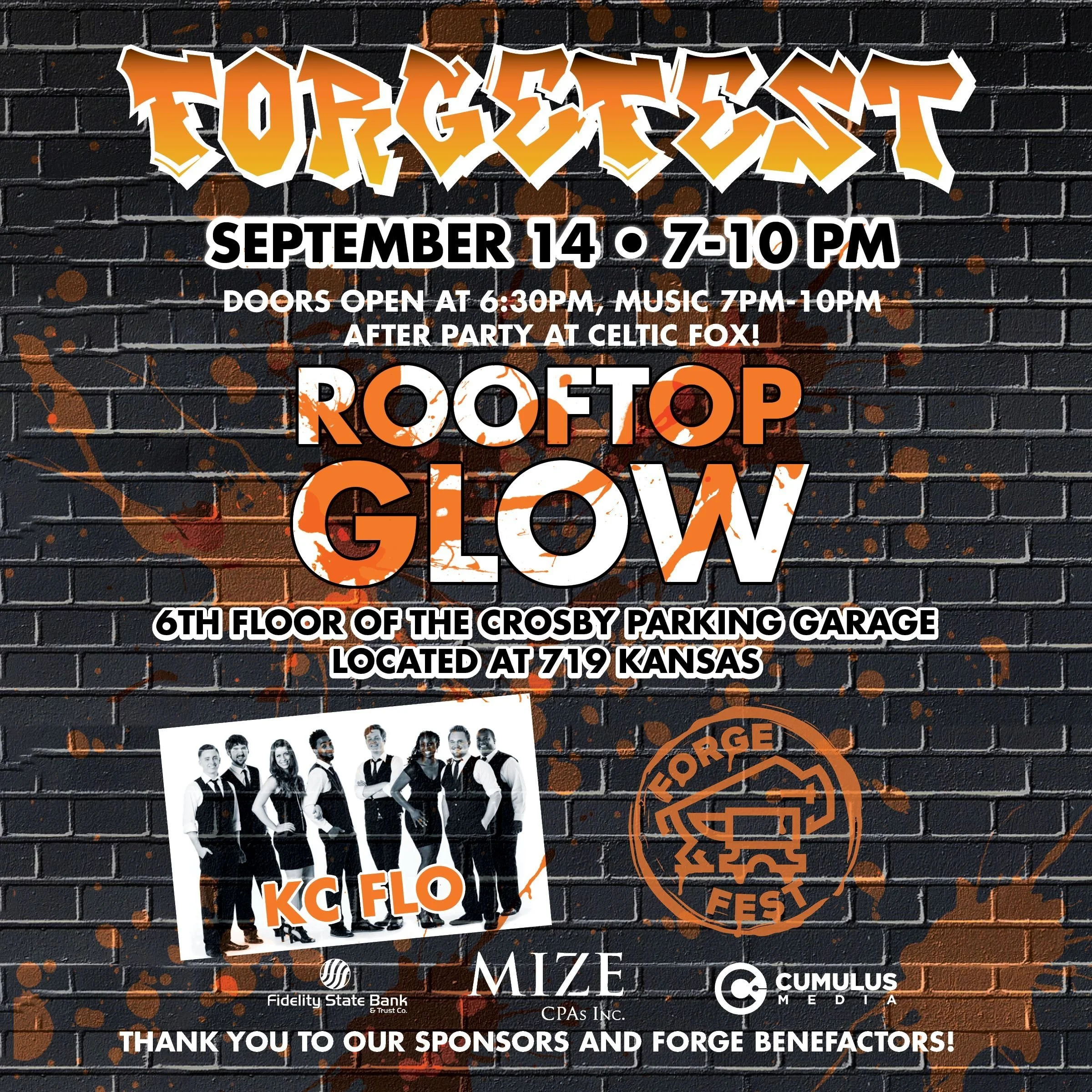 ForgeFest Rooftop Glow To Light Up Topeka On September 14 With Live Music And More