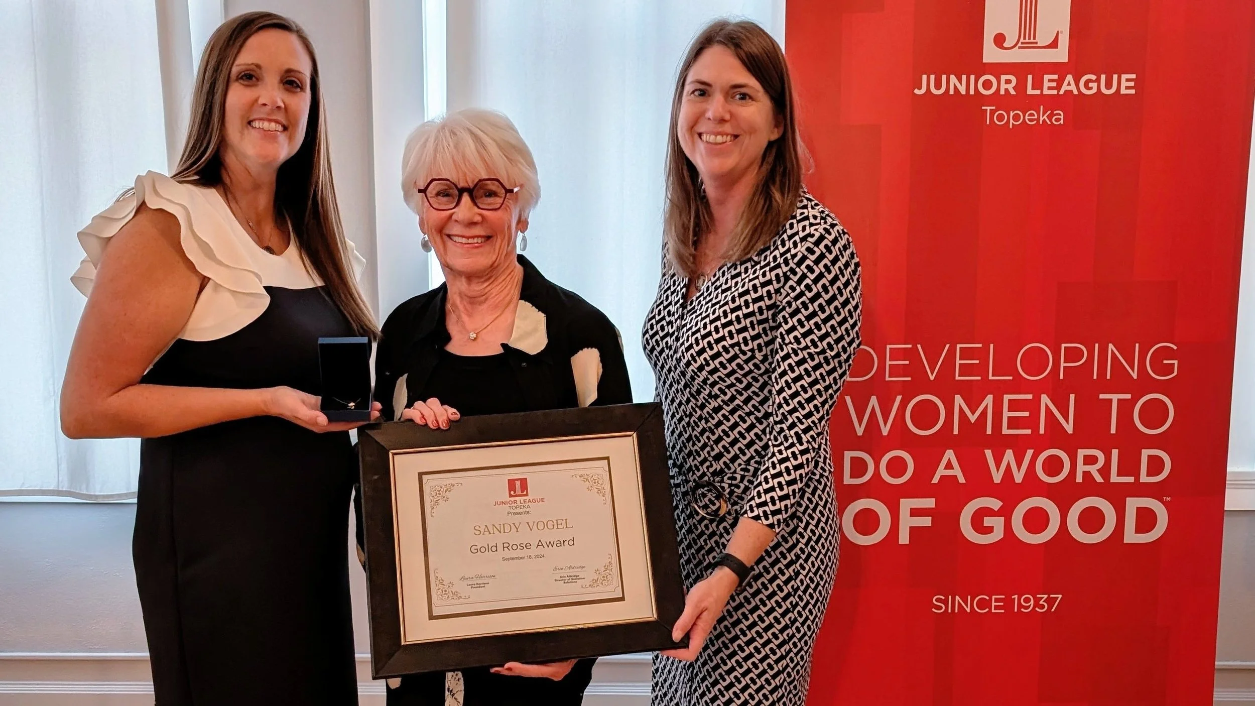 Sandy Vogel Honored as Gold Rose Award Recipient