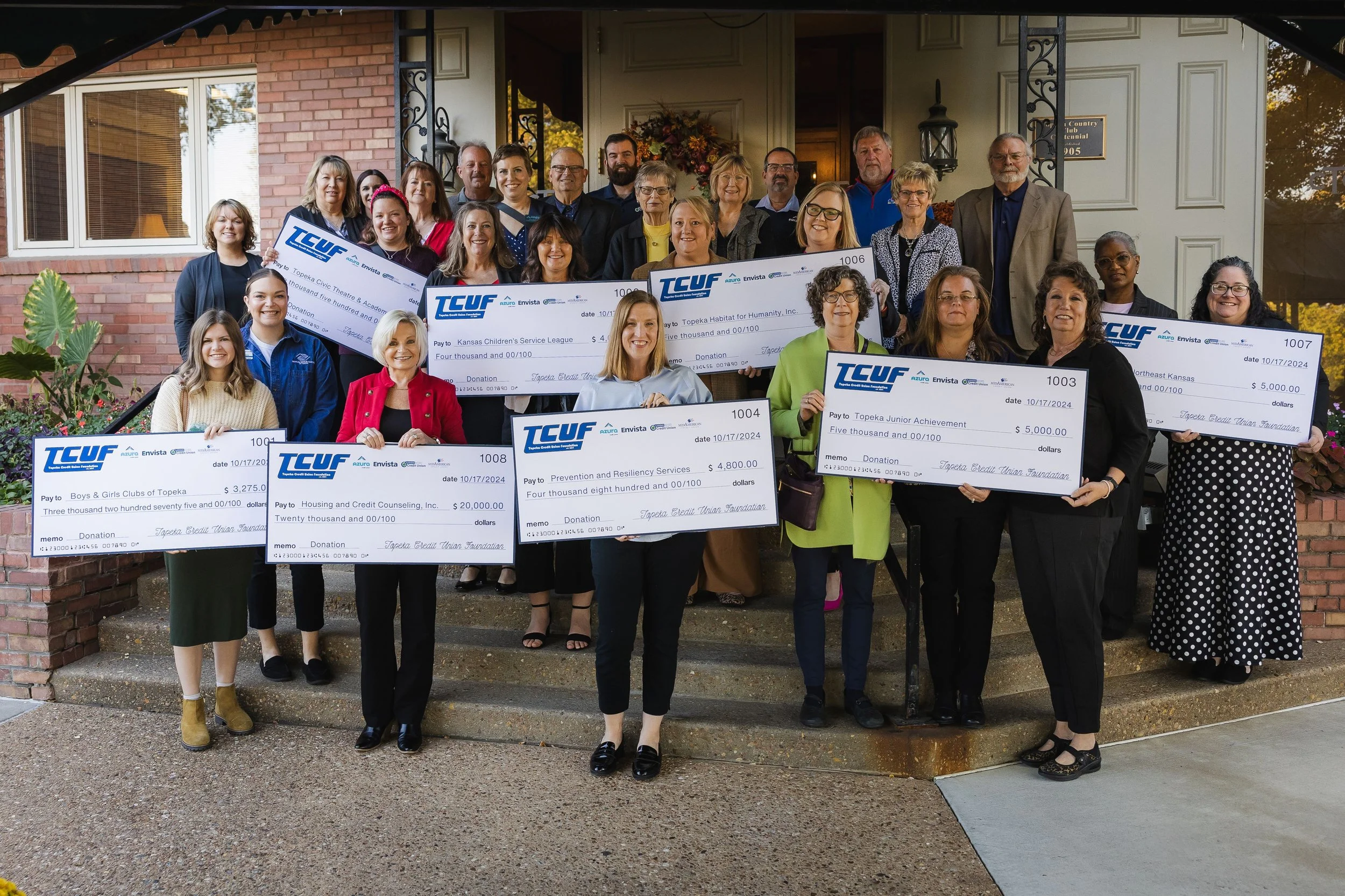 Topeka Credit Union Foundation Awards Eight Organizations with Grant Funds
