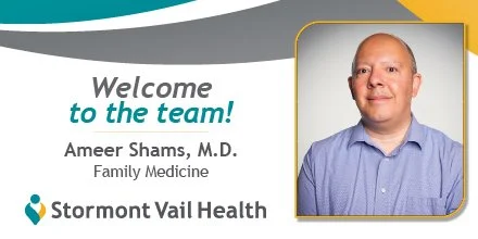 Stormont Vail Heath Family Medicine Welcomes Ameer Shams, M.D.