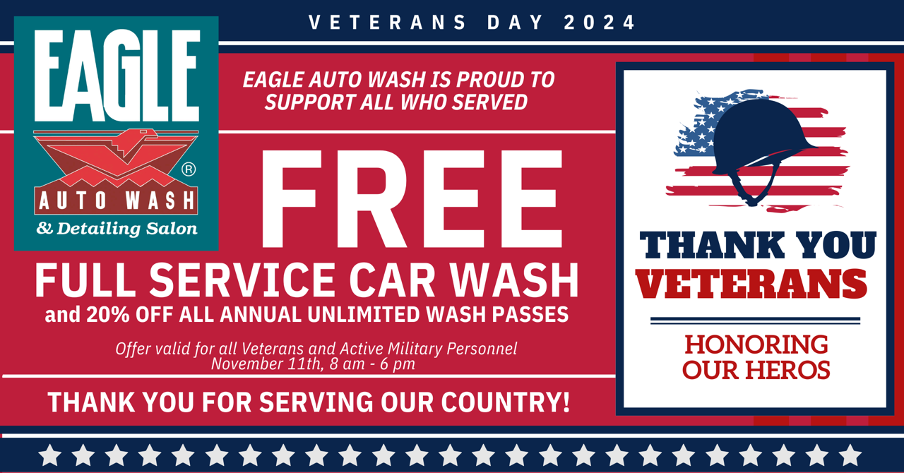 FREE CAR WASHES!