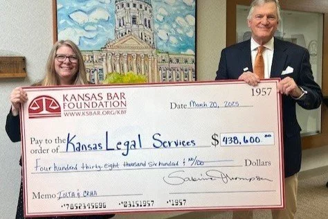 Kansas Bar Foundation Awards $525,000 in IOLTA and CRHA Grants