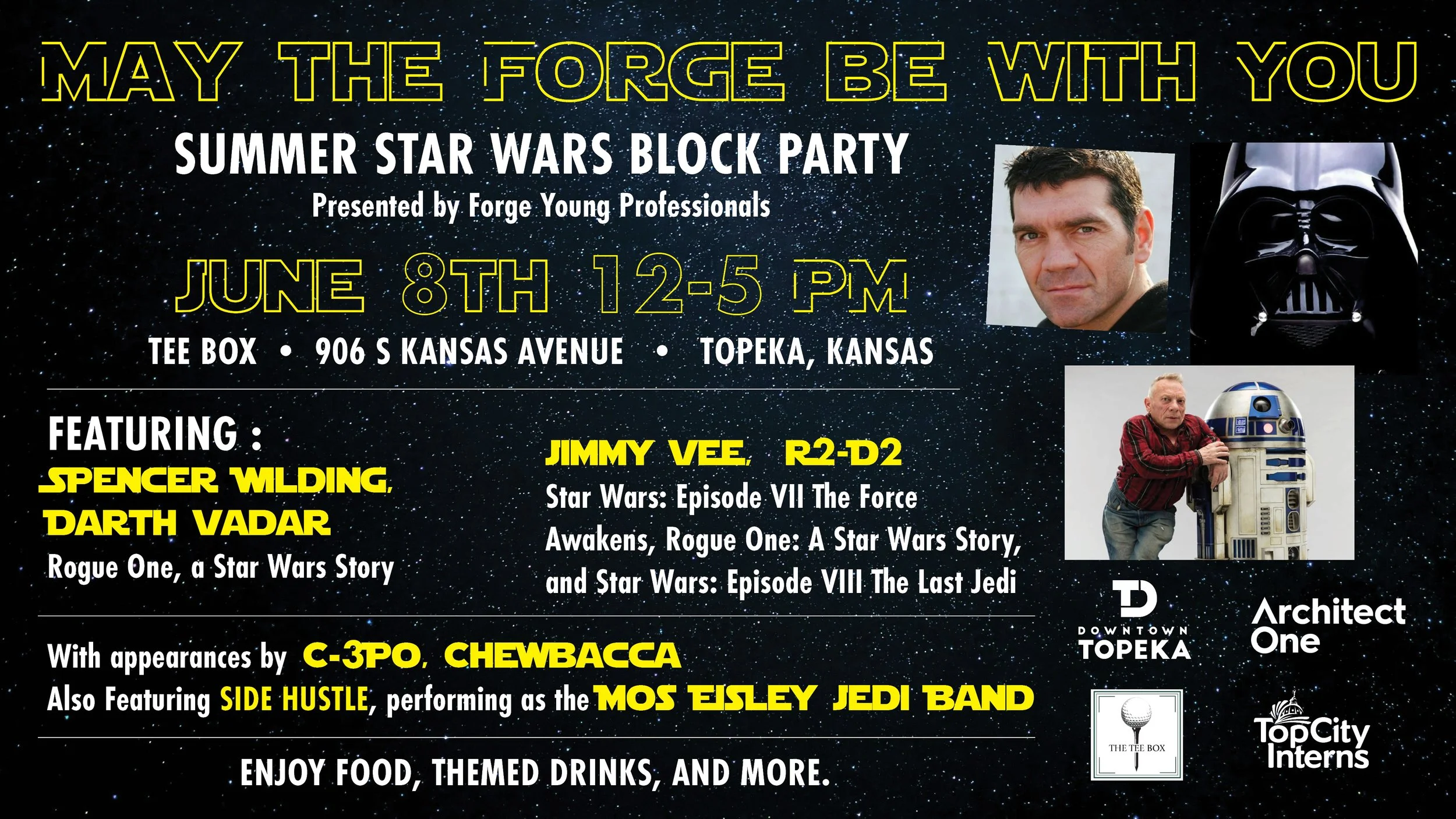 ‘May the Forge Be With You” Block Party Brings Star Wars to Downtown Topeka on June 8
